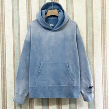 VISVIM ビズビム 23SS COURT HOODIE P.O CRASH ヴィンテージ加工 泥染加工 パーカー フーディー 中村ヒロキ 0123105010019 サイズ4_画像2