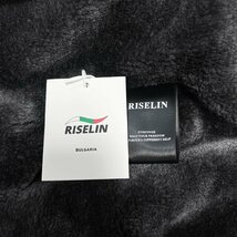 絶賛ヨーロッパ製※定価15万◆ブルガリア発※RISELIN レザージャケット ライダース 革ジャン 羊革 厚手 裏起毛 暖かい フード付き XL/50_画像9