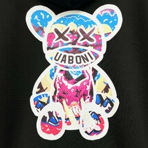 上級EU製＆定価4万◆UABONI*Paris*パーカー*ユアボニ*パリ発◆上品 個性 クマ カラフル カットソー トレーナー 定番 L/48サイズ_画像7