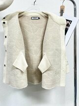 絶賛ヨーロッパ製※定価6万◆ブルガリア発※RISELIN コート 高級ミンク/カシミヤ混 防寒 暖か 快適 ジャケット きれいめ レディース 2XL/52_画像3