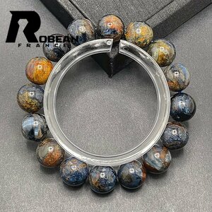 上品 EU製 定価5万円★ROBEAN・ ピーターサイト★アクセサリー ブレスレット パワーストーン 天然石 お守り 約 12.7-13.3mm 1001G1263