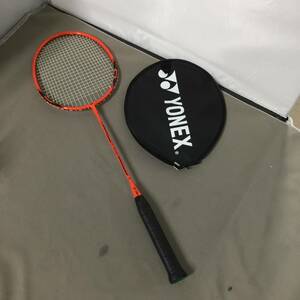 ●YONEX ヨネックス バドミントンラケット B-4000 ケース付 オレンジ　【24/0117/01