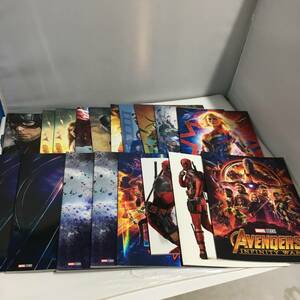 ●マーベル アベンジャーズ パンフレット 18冊 セット MARVEL アイアンマン キャプテンアメリカ デッドプール　【24/0118/01