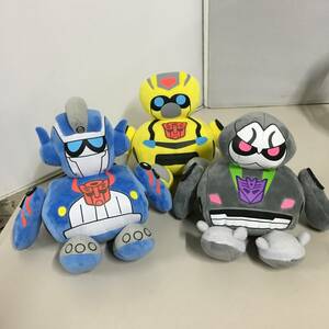 ●やわらかトランスフォーマー ぬいぐるみ なぞなぞ オプティマスプライム バンブルビー ロックダウン トランスフォーマー　【24/0119/01