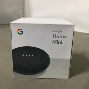 ●未開封 Google Home Mini チャコール スマートスピーカー Bluetooth　【24/0120/01