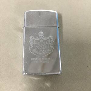 ◆Zippo ジッポ KINGDOM OF HAWAII COAT OF ARMS キングダム オブ ハワイ スリム シルバー J Ⅳ 1988　【24/0125/01