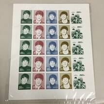 ◆ビートルズ 切手風シート THE BEATLES　【24/0130/01_画像1