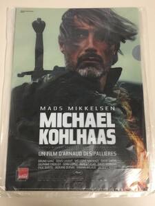 ◆マッツ・ミケルセン クリアファイル バトル・オブ・ライジング コールハースの戦い Mads Mikkelsen MICHAEL KOHKHAAS　【24/0126/01