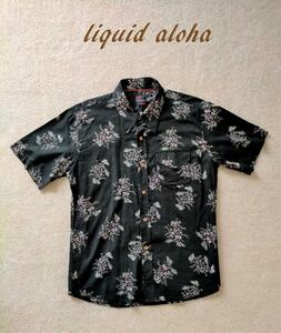 liquid aloha ヴィンテージ アロハシャツ L m85256680989