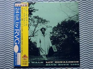 [国内盤：紙ジャケット仕様]ルー・ドナルドソン「ブルース・ウォーク/Blues Walk」Lou Donaldson/ブルーノート/RVG/リマスター/名盤