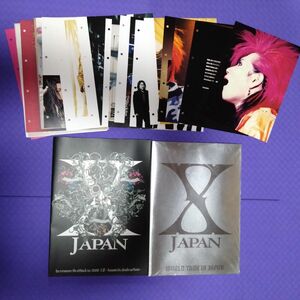 X JAPAN ライブ ツアーパンフレット 3種セット エックスジャパン LIVE TOUR Pamphlet