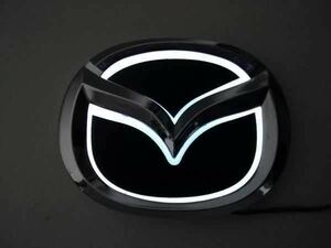  Mazda 5D LED emblem exchange type 12.5cm×9.8cm white 