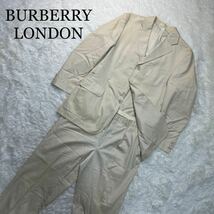 BURBERRY LONDON バーバリーロンドン セットアップ アイボリー系 スーツ_画像1