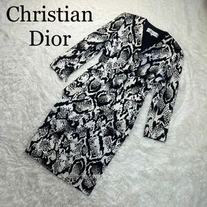 Christian Dior クリスチャンディオール セットアップ スカートスーツ 白黒 サイズ9