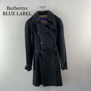 Burberry BLUE LABEL トレンチコート ノバチェック サイズ38