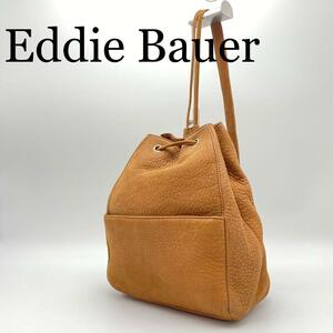 Eddie Bauer エディーバウアー 巾着ワンショルダーバッグ ブラウン
