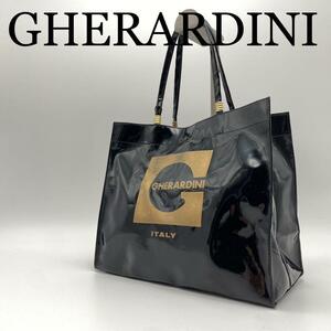 GHERARDINI Gherardini Mini большая сумка эмаль черный 