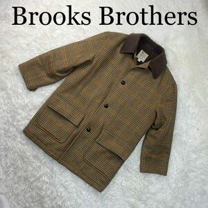 Brooks Brothers ブルックス ブラザーズ コート ブラウン チェック S アウター