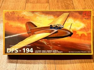 01028 複数封入品 1/72 PM Model PM-215 DFS-194 Rocket Powered Research Aircraft DFS194 ロケット推進実証機 x2 未組立品