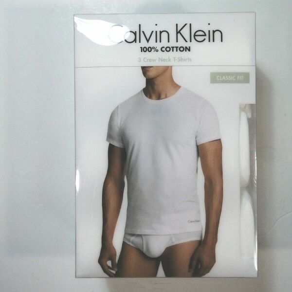 【海外Mサイズ】3枚セットCalvin Klein カルバン クラインクルーネック 丸首　ラウンドネック 半袖 Tシャツ