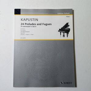 カプースチン: 24の前奏曲とフーガ Op.82 第1巻/ショット版