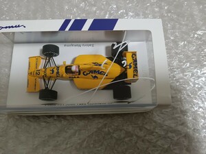 　ロム特注　ロータス101 Judd 1989 日本GP　スパーク1/43 中嶋悟　直筆サイン入り　770個限定 ROMU043　ケースシール無し