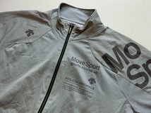 DESCENTE デサント Move Sport ムーブスポーツ ジャケット 半袖 タフスウェット DAT-1705 L USED_画像2