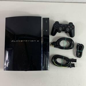 (23788)〓【1円～】PlayStation 3本体 CECHA00 【60GB/SONY/初期型/訳あり/コントローラー・ケーブル付属/SIXAXIS】現状品