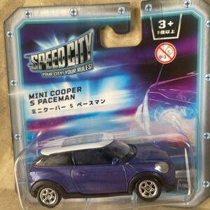 WELLY SPEEDCITY ミニクーパーS ペースマン MINI COOPER トミカサイズ ホットウィール