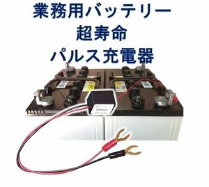 パルス充電器、パルス発生器　１２Ｖ　長寿命、２倍３倍の寿命、フォークリフトバッテリー、電動カート、バッテリー再生