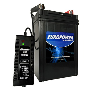 【バッテリー再生サポート付】EUROPOWERバッテリー用　フルオート充電器 5A SEKIYA