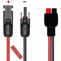 SEKIYA MC-4 ソーラーケーブル to アンダーソン コネクタ Anderson 10AWG コネクター 長さ 90cm ポータブル電源 太陽光パネル SEKIYA_画像2