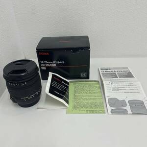 #7830 SIGMA 17-70mm F2.8-4.5 DC MACRO OS HSM シグマ レンズ 現状品