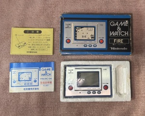 美品 ゲームウォッチ ファイア FIRE 中古 任天堂 GAME&WATCH