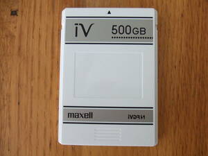 ☆彡カセットハードディスク iVDR-S500GB中古品　(レタ－パックライト送料込み)☆彡