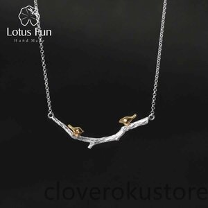Art hand Auction Sterling Silver Necklace Twig Bird Natural Layered Handmade Women's Jewelry Stylish, Women's Accessories, necklace, pendant, others