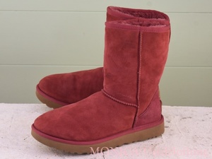 MK626◆レディース【UGG】ムートンブーツ アカ 40 25cm