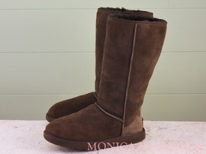 MK625◆レディース【UGG Australia】ムートンブーツ 茶 ブラウン 40 25cm