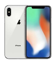 iPhoneX[64GB] au MQAY2J シルバー【安心保証】_画像1