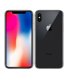 iPhoneX[64GB] au MQAX2J スペースグレイ【安心保証】