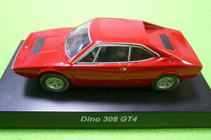 【新品】京商1/64 ミニカーコレクション★ Dino 308 GT4 ☆ レッド 