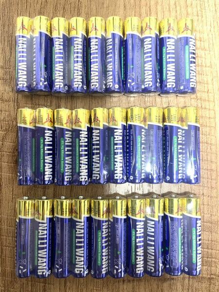 アルカリ乾電池 単4形30本セット