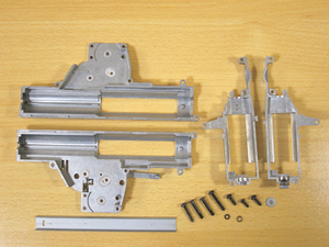 東京マルイ 純正パーツ P90TR メカボックスケース モーターホルダー 軸受け ネジ付き