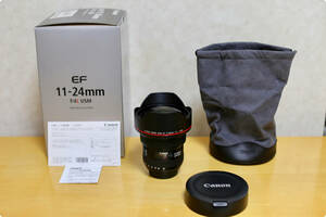 【新品】Canon キヤノン EF 11-24mm f/4L USM 超広角ズームレンズ【保証書未記入】