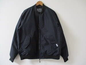 ☆＋phenix/プラスフェニックス☆未使用 GORE-TEX ボンバーブルゾン BLACK サイズ：L 防風 保湿 透湿 撥水性 おしゃれ カジュアル