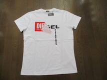 ☆DIESEL/ディーゼル☆未使用 T-DIEGO-QA フロントロゴ半袖Tシャツ サイズ：XL ホワイト_画像4