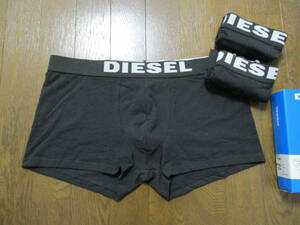 ☆DIESEL/ディーゼル☆未使用 ボクサーパンツ 3個セット BLACK×３ サイズ：S アンダーウエアー