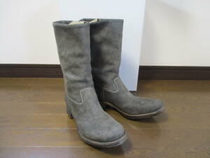 ☆CARPE DIEM/カルペディエム☆未使用 SS04 MOHAWK CHARLES STEAD C-15 SMOKE GREY サイズ：42 レザーロングブーツ