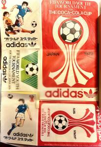 【最終値下！】　adidas 1979年　FIFA ワールドユーストーナメント　ステッカーセット　未開封!