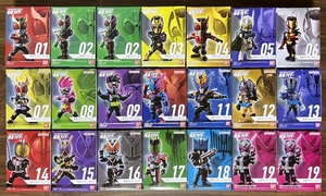 CONVERGE MOTION 仮面ライダー 01～19 + シークレット2種(ジョーカー/オーマジオウ) 21点セット コンバージモーション Vol.1～3 フルコンプ